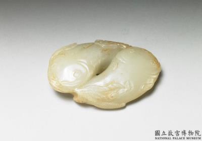 图片[2]-Jade paired fish, Qing dynasty (1644-1911)-China Archive